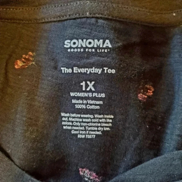 SONOMA | Everyday Crewneck Long Sleeve Top sz 1X - Picture 6 of 6